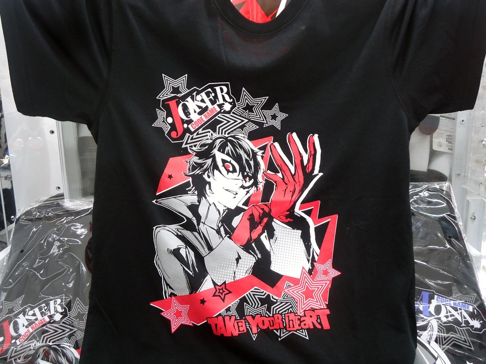 ジョーカー、パンサー、ワガハイのクールなTシャツがセガのプライズ