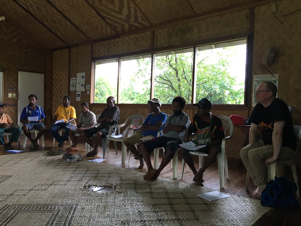 gileslane's tweet photo. Day 1 of #TKRN workshop at BRG, Jais Aben – 18 Reite people + Banak Gamui of Karawari Cave Arts Project & Yat Paol of Gildipasi/Madang-Maror (& James Leach & I) https://t.co/R589O04hza