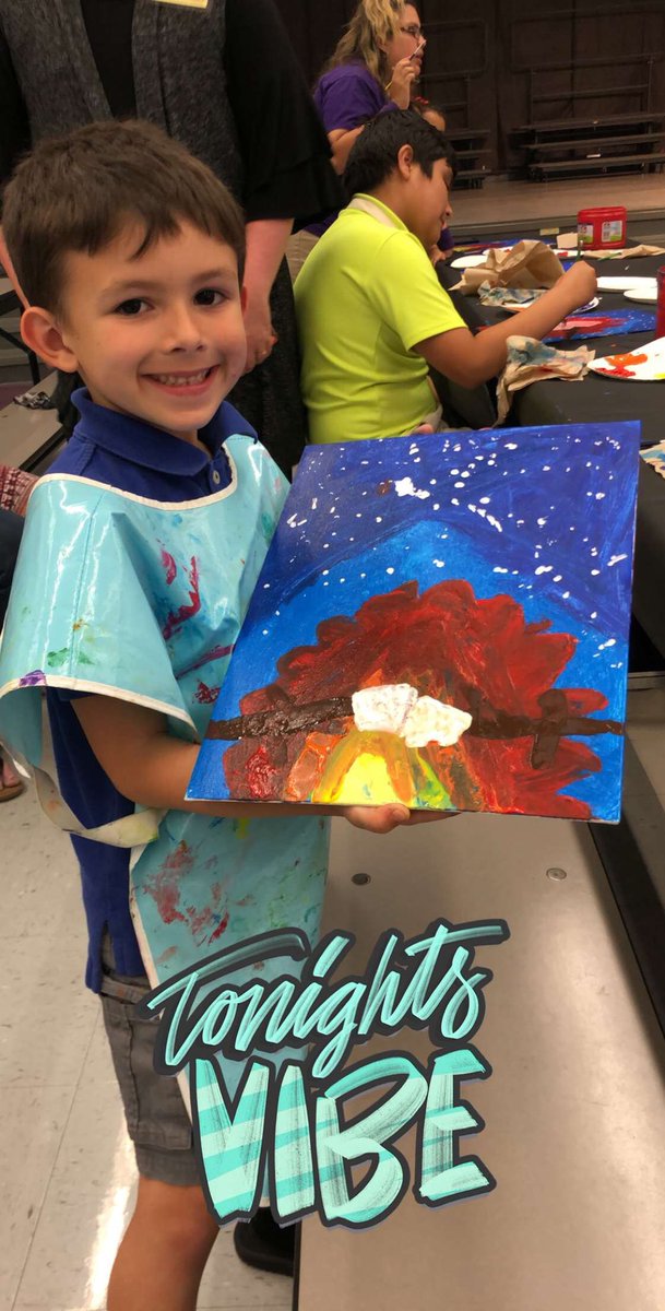 SHMrsPaige's tweet photo. Had a fun night painting with these boys! #SHhappycampers https://t.co/ipW5NKrmDC