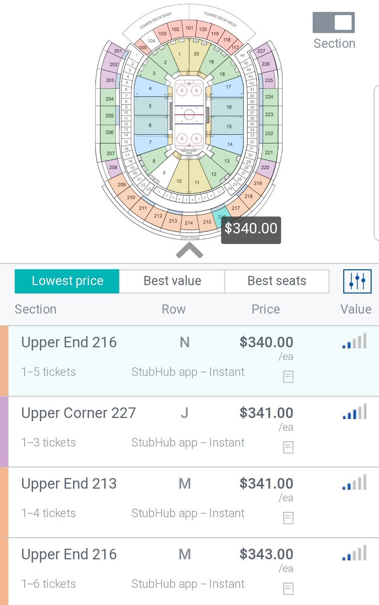 sshawks's tweet photo. @VinnyGoodwin Wednesday night Jets tickets in Vegas start at $340 US.  🤑 https://t.co/vKXSrTdypw