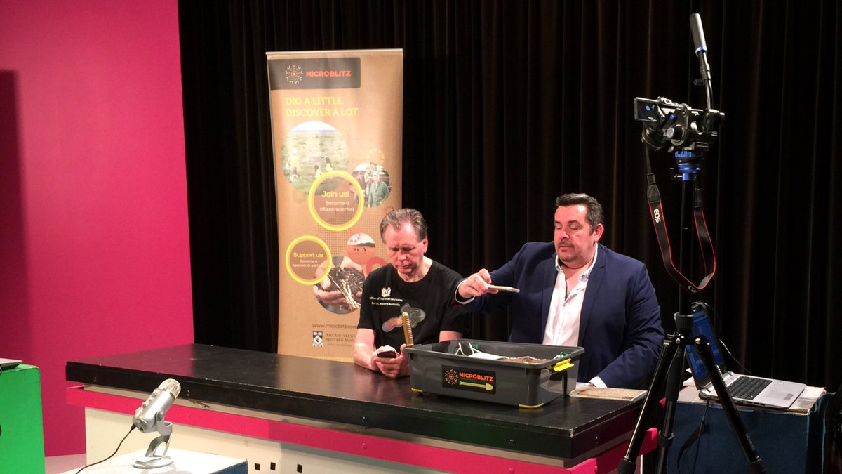 alexrchap's tweet photo. #MicroBlitz app launch - with Professors Barry Marshall @barjammar and Andy Whiteley broadcasting live at @SIDE https://t.co/dG33nyuTym