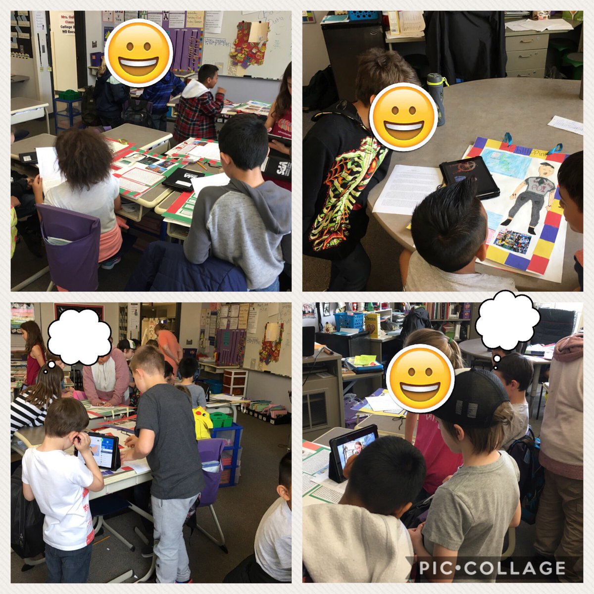 MrsGeloff_3rd's tweet photo. My students sharing their culture projects with first graders this week! #SJA #vpsipad https://t.co/AD4ayFK26n