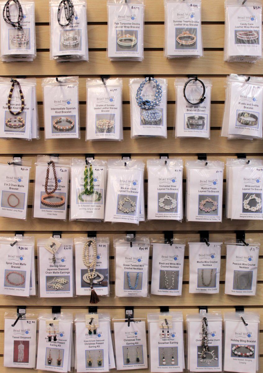 BeadWorldinc's tweet photo. 30% off select jewelry kits (green dot only) and 50% off black velvet jewelry displays at Bead World! #beadworld #jewelrykit #beadingkit #jewelrydisplay https://t.co/2e0wusHFpR