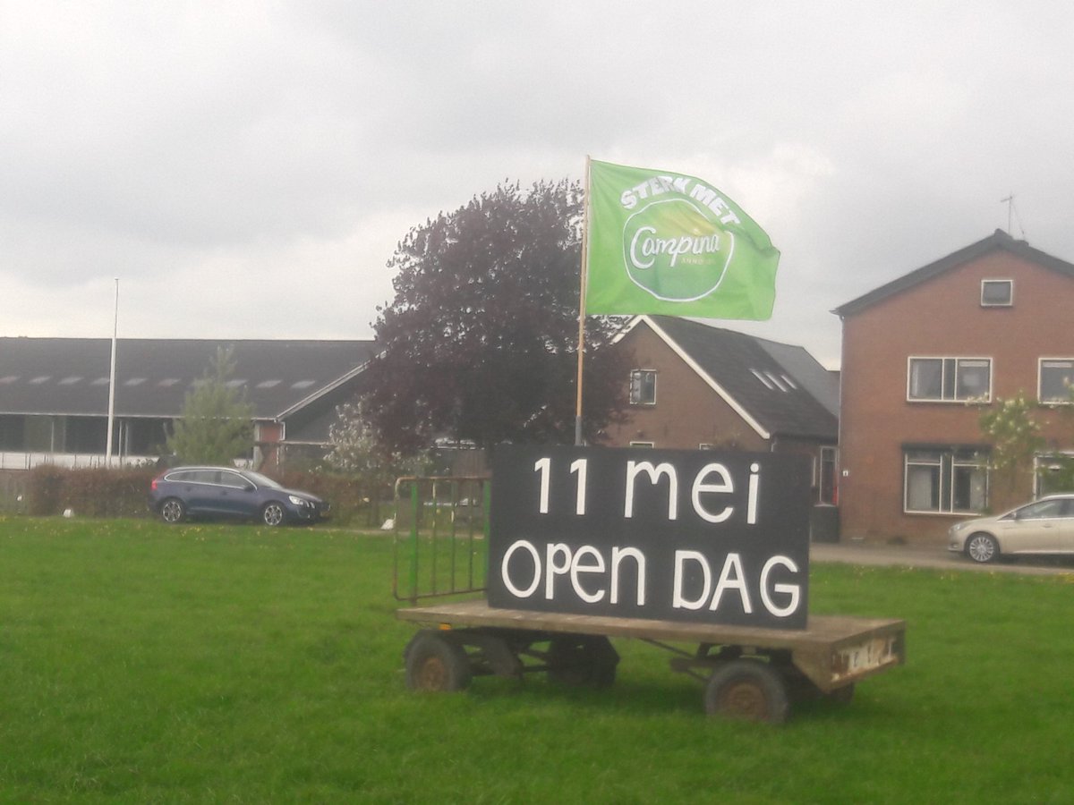 Vandaag is iedereen welkom op de #campinaopenboerderijdag  in Odijk