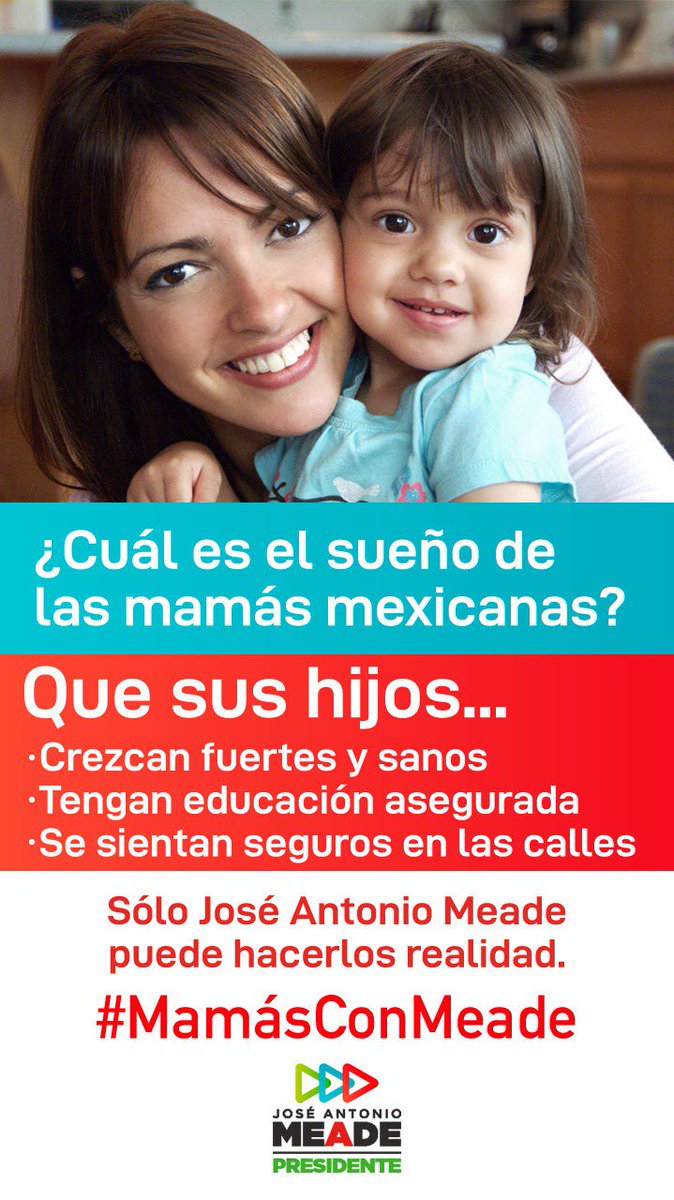 VinEstatalUREJR's tweet photo. #YoMera con @JoseAMeadeK
Felicidades a todas las mamás priistas, por ser las mejores, las más entregadas, las más apasionadas y las que buscan lo mejor para que sus hijos sean grandes ciudadanos mexicanos. *#MamásConMeade* 💐 #OrgulloUR @urpuebla @VLVN @UR_Nacional https://t.co/WHnU5eqd2K