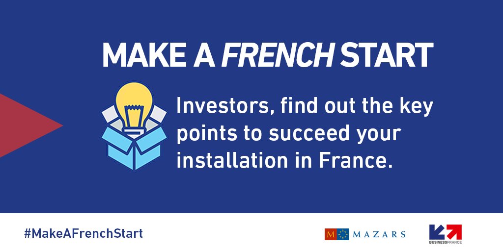 businessfrance's tweet photo. #MakeAFrenchStart Entrepreneurs and investors, find out the key points to successfully settle in #France in the #MakeAFrenchStart guide we produced with @MazarsFrance #ChooseFrance #InvestInFrance
https://t.co/bPczgfRQSg https://t.co/EKyFf5yh1M