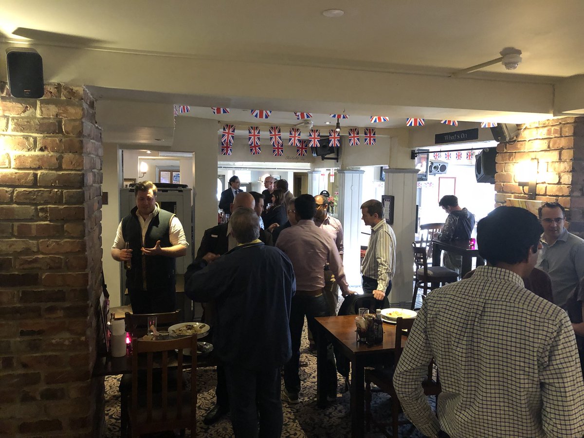 Hannahnttdata's tweet photo. A really successful evening meeting some of our associates in Hook @NTT_DATA_UK @JamiePremGroup #strategicstaffing https://t.co/5WupRG9vzC