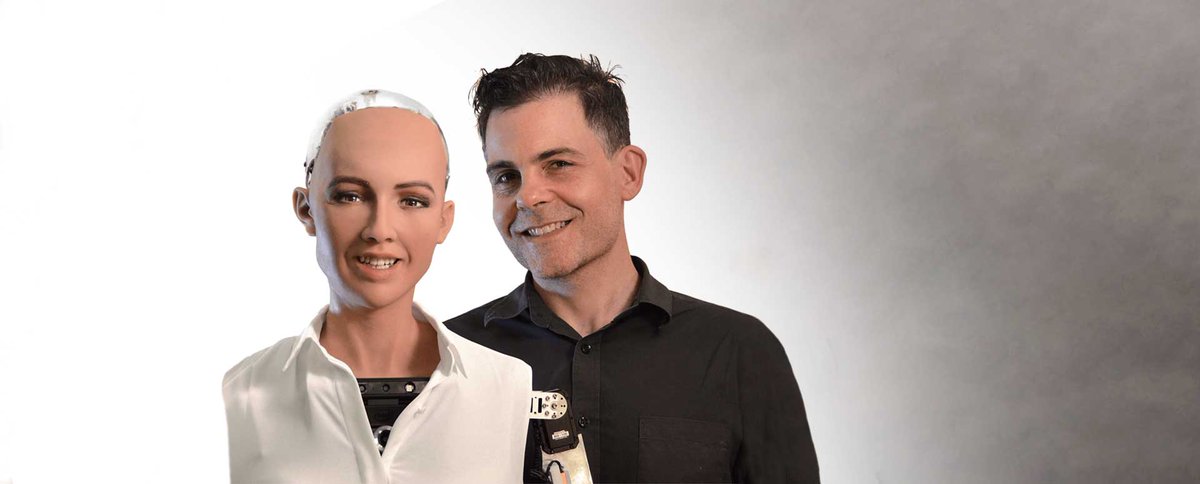 ADItech's tweet photo. Desvelando el panel international de #SciencEkaitza Gala Científica el 7 de junio en Baluarte. SOPHIA la robot humanoide, de @hansonrobotics https://t.co/cZHrv3rSTF