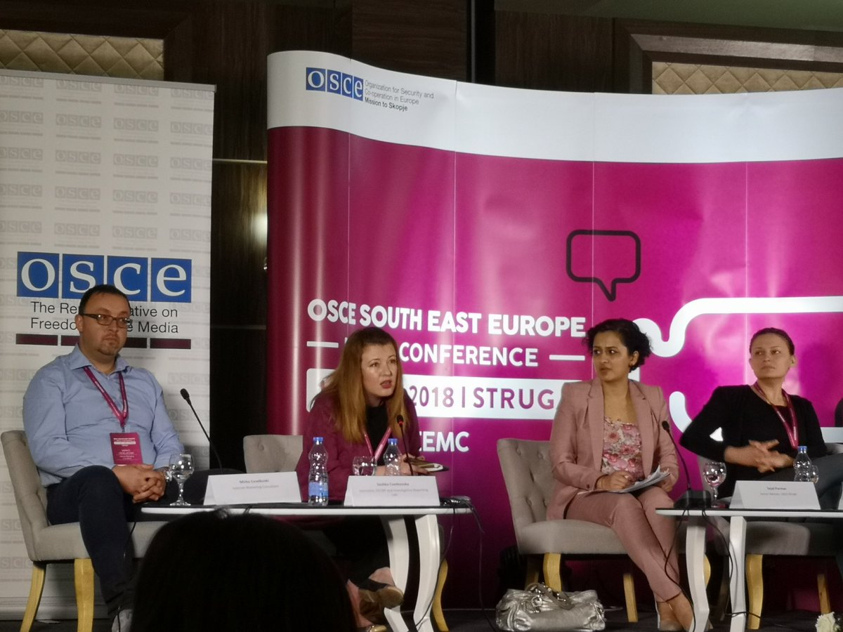 MeriJordanovska's tweet photo. @saskac on #FakeNews, OSCE South East Europe Media Conference #SEEMC https://t.co/CjJKpn94bU