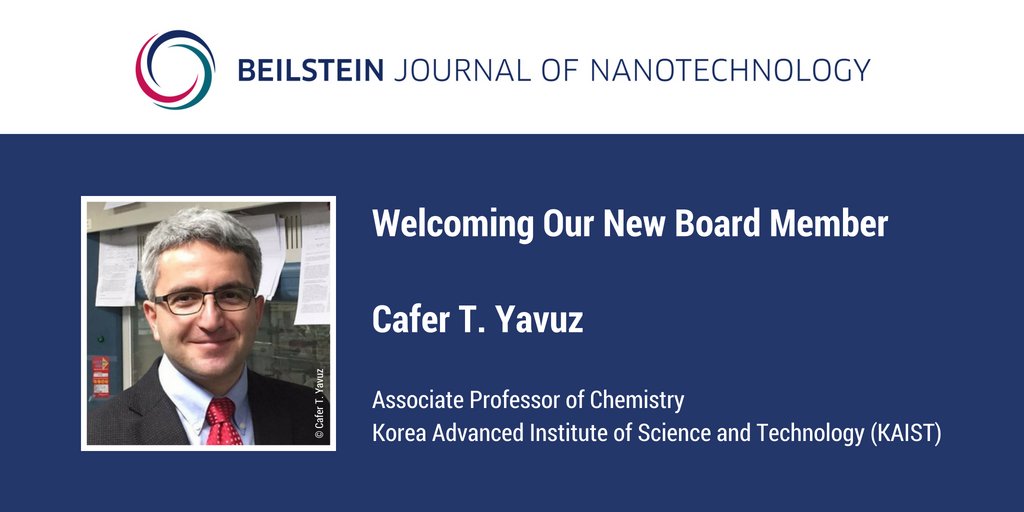 Beilstein-Institut @beilstein-institut.bsky.social (@beilsteininst) on Twitter photo We would like to welcome Prof. Cafer Yavuz <a href="/caferyavuz/">Cafer T. Yavuz</a> from <a href="/EEWS_KAIST/">GraduateSchoolofEEWS</a> to the #BJNANO Editorial Board beilstein-journals.org/bjnano/boardMe… We look forward to working with you!
Send Cafer your best research on #nanocatalysis, #nanocrystalline #nanoporous materials & chemical #nanotechnology We would like to welcome Prof. Cafer Yavuz <a href="/caferyavuz/">Cafer T. Yavuz</a> from <a href="/EEWS_KAIST/">GraduateSchoolofEEWS</a> to the #BJNANO Editorial Board beilstein-journals.org/bjnano/boardMe… We look forward to working with you!
Send Cafer your best research on #nanocatalysis, #nanocrystalline #nanoporous materials & chemical #nanotechnology