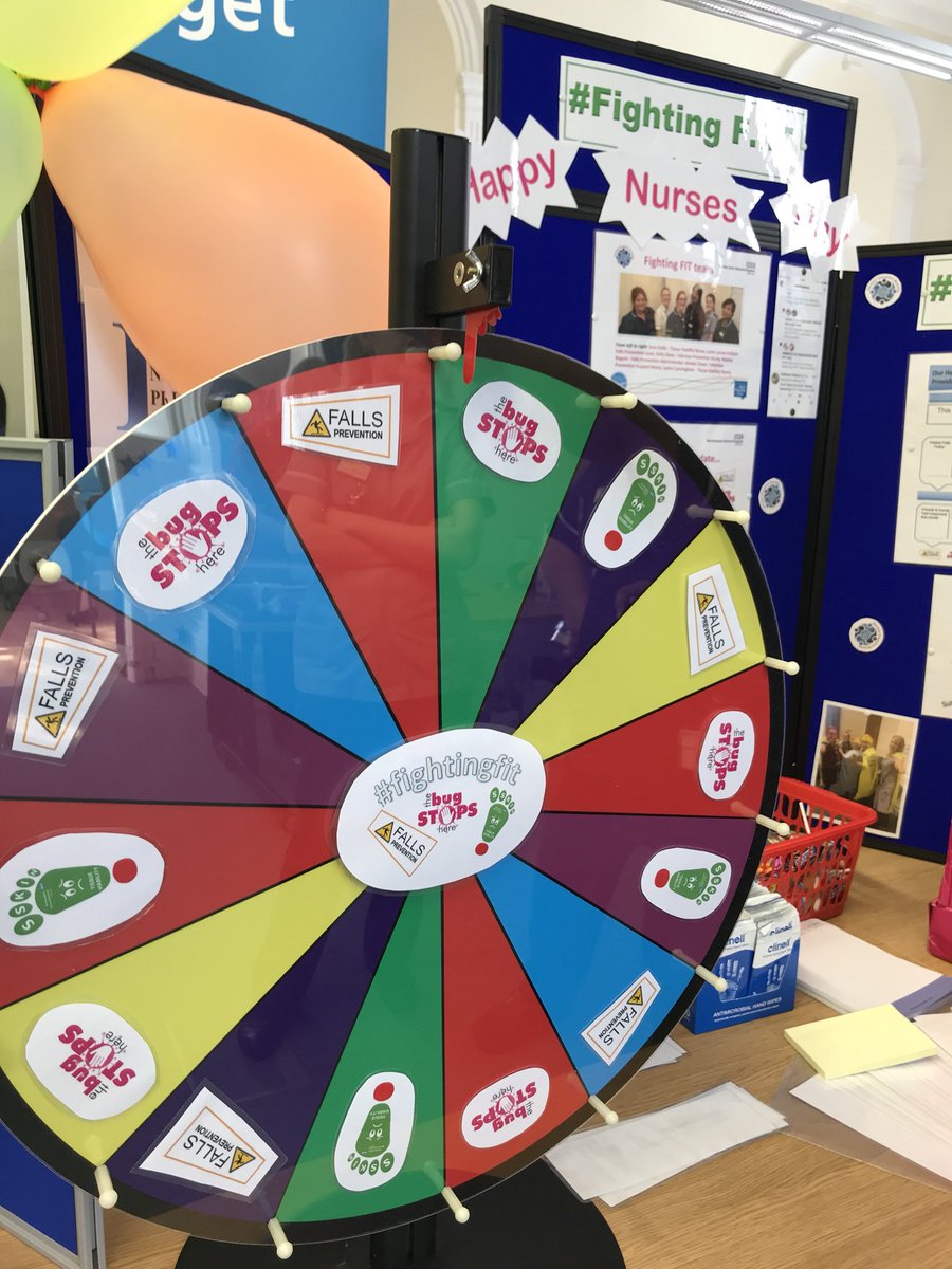 #FightingFIT team ready in the boardroom for nurses day, spin the FIT wheel to win a prize !! <a href="/sarahollis64/">Sara Hollis</a> <a href="/lizzie_enfield/">Lizzie Lomax Enfield</a>