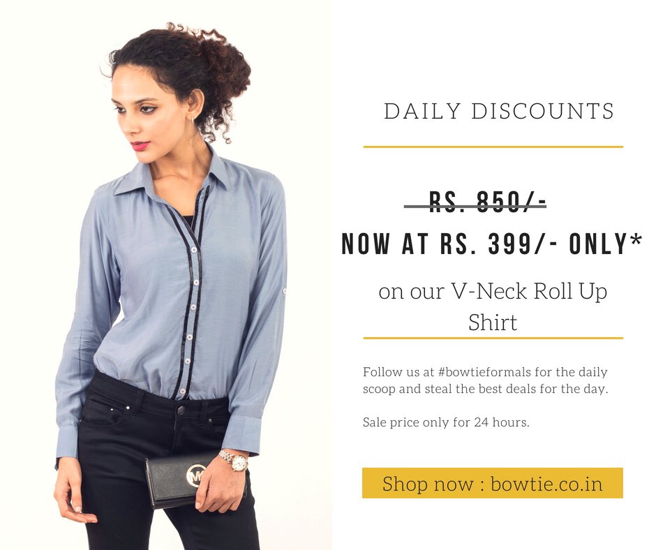 BowtieFormals's tweet photo. Grab the deal of the day! Shop NOW:  https://t.co/MLG3Z0bmPY and get the best formal wear for women! #bowtieformals #KolkataNews #Kolkata #buynow #OnlineShop #startupindia https://t.co/FKzxIPt7ji