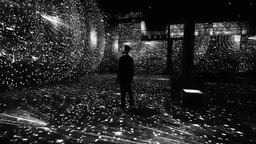 designboom's tweet photo. the world’s biggest AI exhibit required 136 projectors and 20 million lines of text https://t.co/zLrYUEfh9b https://t.co/OXSUu3MQLE