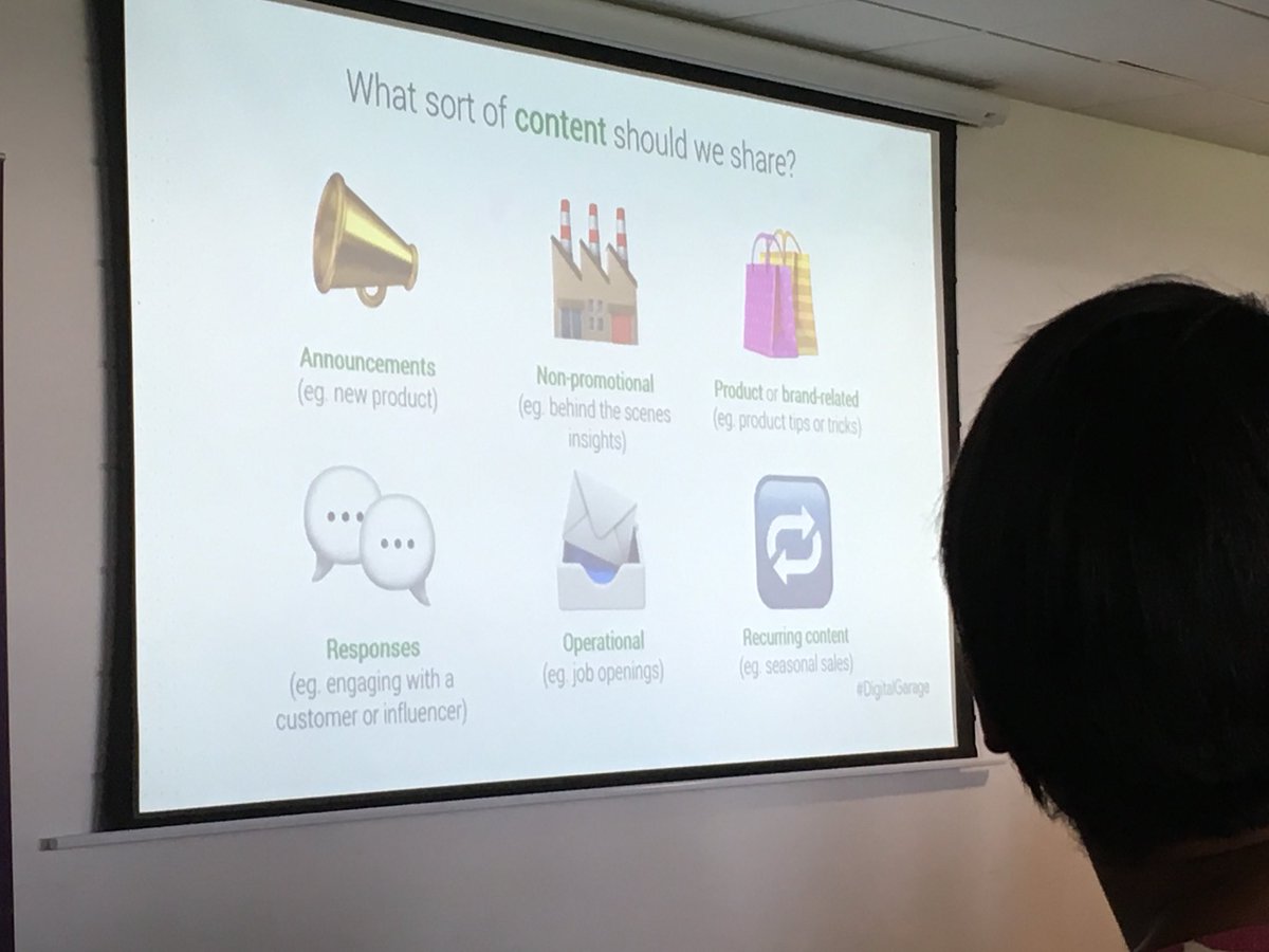 HazelLCottrell's tweet image. If you have the time to post on social media but struggle with ideas, why not try these ideas from @Google #DigitalGarage at the #NextLevel2018 event :)