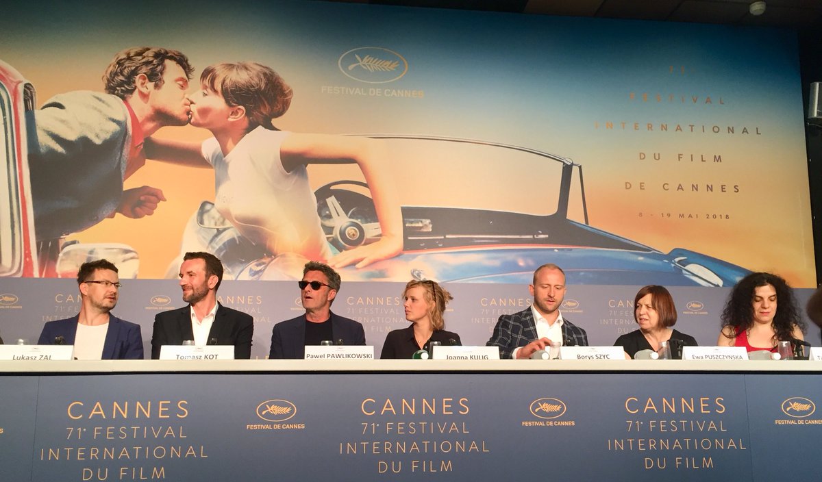 Konferencja „Zimnej wojny” na 71 festiwalu filmowym w Cannes. zaczynamy! <a href="/Radio_TOK_FM/">Radio TOK FM</a> #zimnawojna <a href="/patrycja_wanat/">Patrycja Wanat</a>