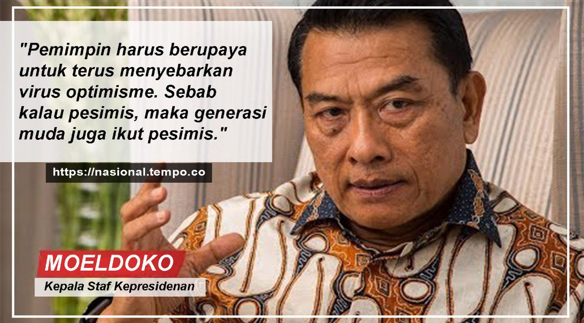 Fikri13400's tweet photo. Say no to pessimist! Kaum milenial harus optimis #MilenialOptimis @Dr_Moeldoko @hnurwahid
@akbarfaizal68
@anasurbaningrum https://t.co/tZ5dt3FiCv