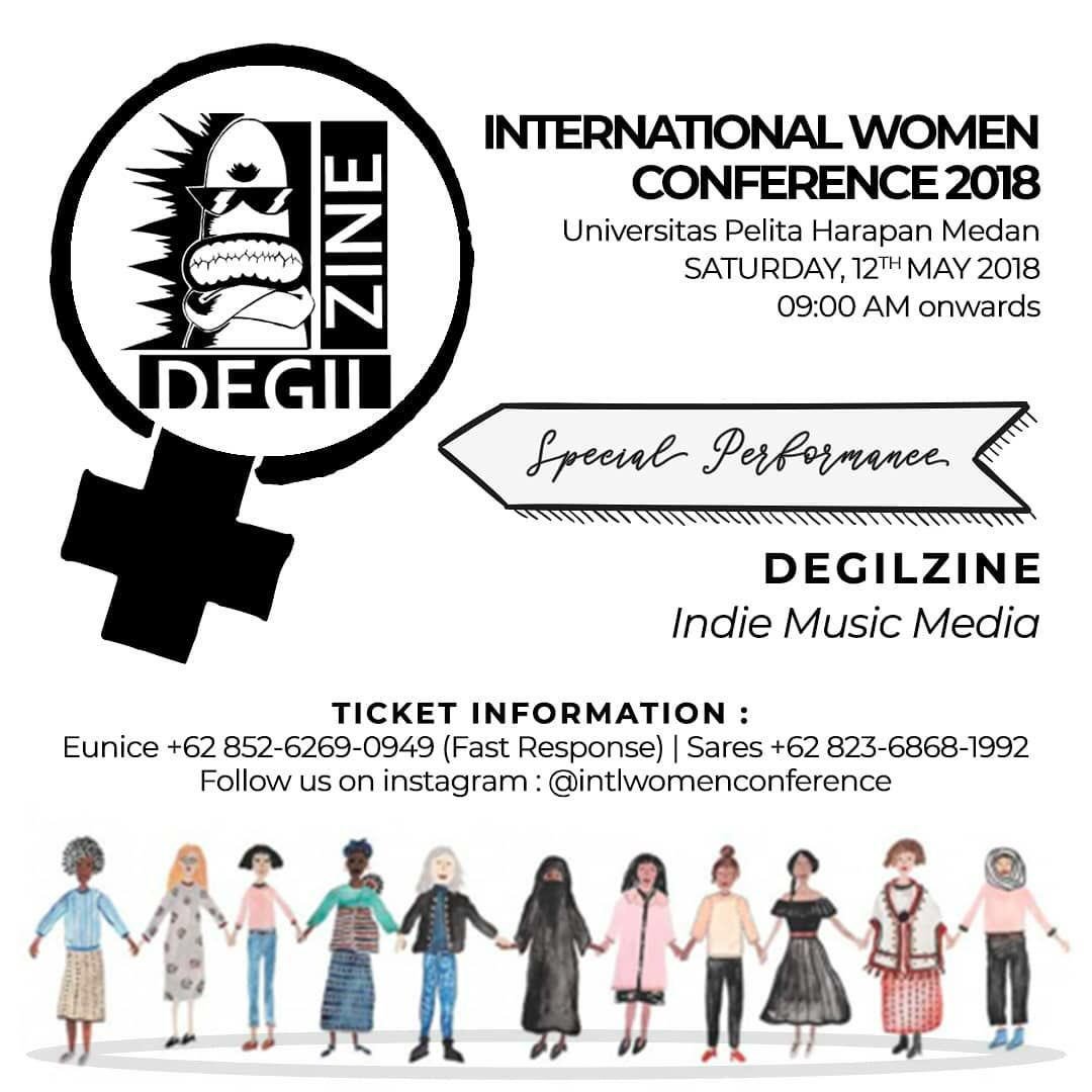 EVENT DEGIL

Mari dan ramaikan!
Perhelatan Konferensi Perempuan Internasional tahun 2018 dengan para narasumber dahsyat. Besok Degil juga akan ikut meramaikan!

📆 Sabtu, 12 Mei 2018
⏰ 09.00 s.d. selesai
🏫 Gedung UPH, Lippo Plaza, Medan