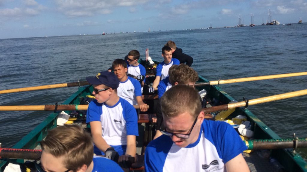 Het ziet er naar uit dat we tot nu toe een bijzonder mooie tijd roeien. #HT2018 #puppiepowerrr