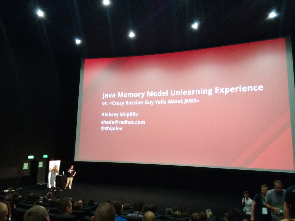 grzesuav's tweet photo. Starting with @shipilev  talk on @GeeCON #geecon2018 https://t.co/CBw49uBgE7