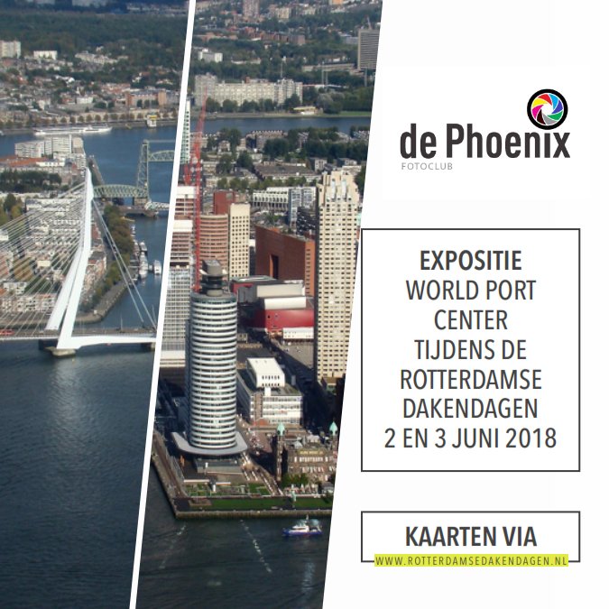 #worldportcenter doet mee aan de #rotterdamsedakendagen Op 2 en 3 juni kun je deelnemen aan de #highrisehighlight3 #tour en daarbij ook nog eens een #foto #expositie bewonderen van #fotoclub #dePhoenix Kaarten verkrijgbaar via de site rotterdamsedakendagen.nl
