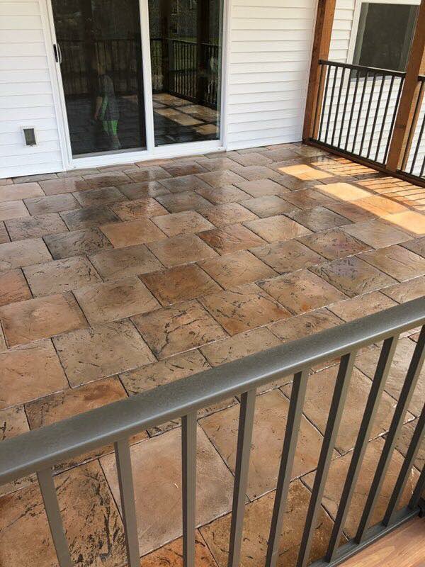 DekTekTile's tweet photo. Beautiful DekTek Tile #decks are springing up! This vibrant “Mocha” #concrete #deck was #installed by Crossroads #Remodeling this past winter.
The final touch will be to #screeninporch to keep out the #MN state bird, the mosquito.
#decking #tiledeck #remodel #builder #deckbuild https://t.co/wYpwOyctkp
