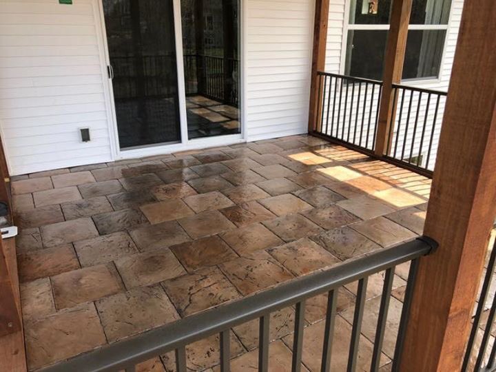 DekTekTile's tweet photo. Beautiful DekTek Tile #decks are springing up! This vibrant “Mocha” #concrete #deck was #installed by Crossroads #Remodeling this past winter.
The final touch will be to #screeninporch to keep out the #MN state bird, the mosquito.
#decking #tiledeck #remodel #builder #deckbuild https://t.co/wYpwOyctkp