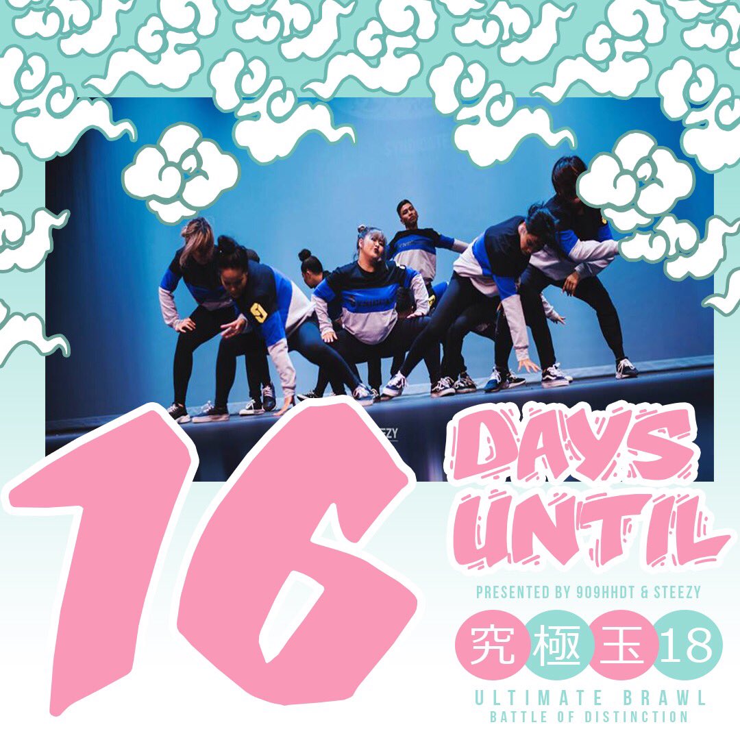 ultimatebrawl's tweet photo. 16 DAYS UNTIL ULTIMATE BRAWL 18!! We can’t wait to welcome all the teams and you to UB 18, we’ve got lots of goodies in store! 😊👏🏼 Come join us by getting your ticket at https://t.co/QzNeYzCr37! https://t.co/iZqAfxeKrs