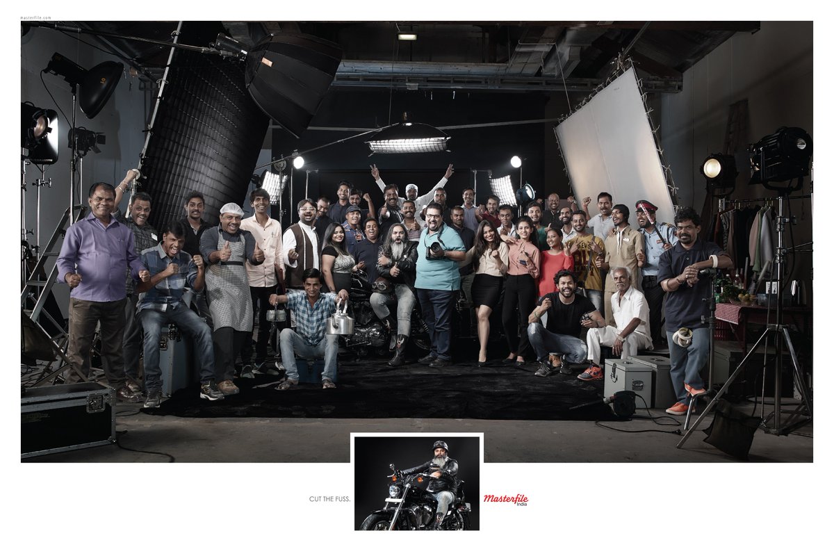 tss_asia's tweet photo. #TheSocialStreet created an award-winning print campaign “Cut The Fuss” for Masterfile India, a visual content provider. We wanted to make people, esp. Designers &amp; Art Directors realize the ease buying a stock image over a doing a shoot. Read more here - https://t.co/28xDMRm5q2 https://t.co/TBKCPd7zht