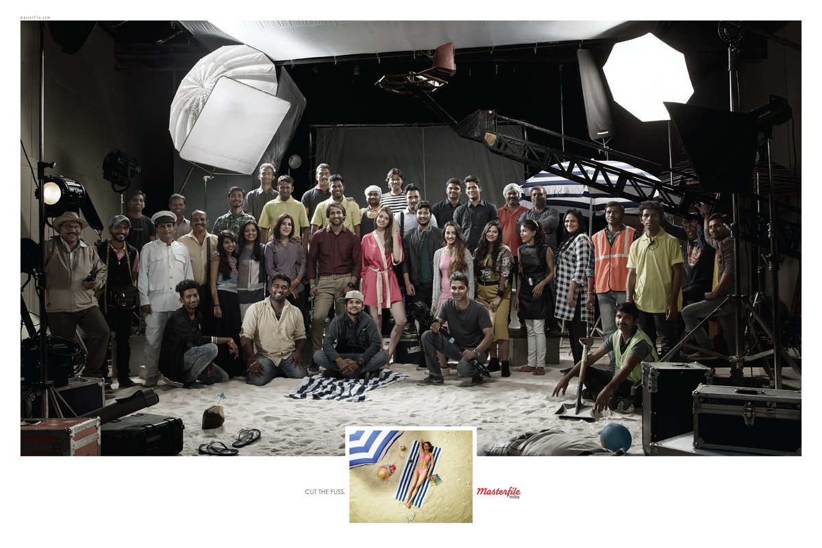 tss_asia's tweet photo. #TheSocialStreet created an award-winning print campaign “Cut The Fuss” for Masterfile India, a visual content provider. We wanted to make people, esp. Designers &amp; Art Directors realize the ease buying a stock image over a doing a shoot. Read more here - https://t.co/28xDMRm5q2 https://t.co/TBKCPd7zht