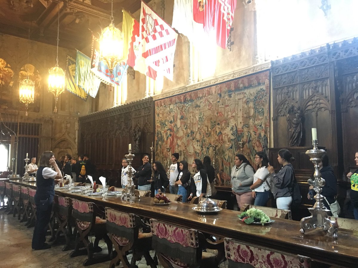 MHS__IB's tweet photo. Today was SO FUN with our AVID 11 and 12th graders! Mrs McCormick and Ms Deambrosio’s AVID classes have been to 12 universities together in the last 2 years and we capped 🎓 today off with a soirée at @HearstCastleSHM and @CalPoly before our seniors graduate!! #AVIDLove #AVIDFam https://t.co/T1mWyKNIe1