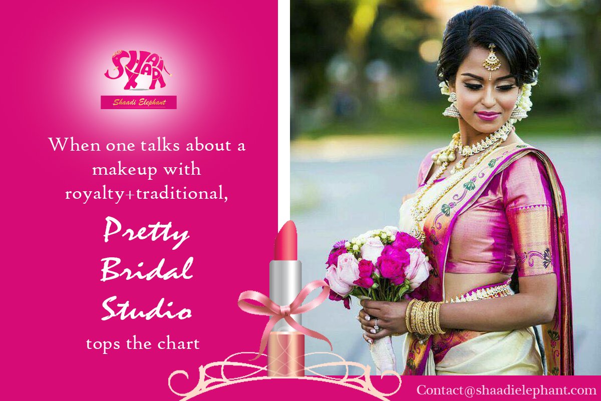 ShaadiElephant's tweet photo. When One Talks About a Makeup with Royalty + Traditional, #PrettyBridalStudio Tops the Chart!!
Contact #ShaadiElephant for #BridalMakeup #WeddingPhotography #BridalMakeover #MehendiArtist #BridalJwellery #PreWeddingShoot #IndianWeddingDecoration Visit https://t.co/znFkLZJKCS https://t.co/O9nxcvKMhu