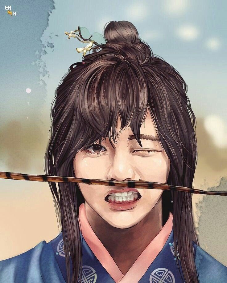 Kim TaeHyung #김태형 on Twitter: "BTS V-Fanart Suk Hansung-rang #Hwarang #