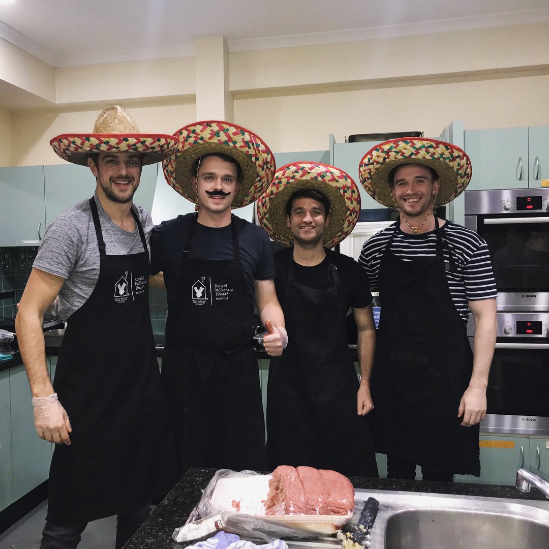 Melbourne Marble had the pleasure of cooking for 100 people at the Ronald McDonald House 🌮🇲🇽🌯 #AllAboutPeople #EnhancingLives