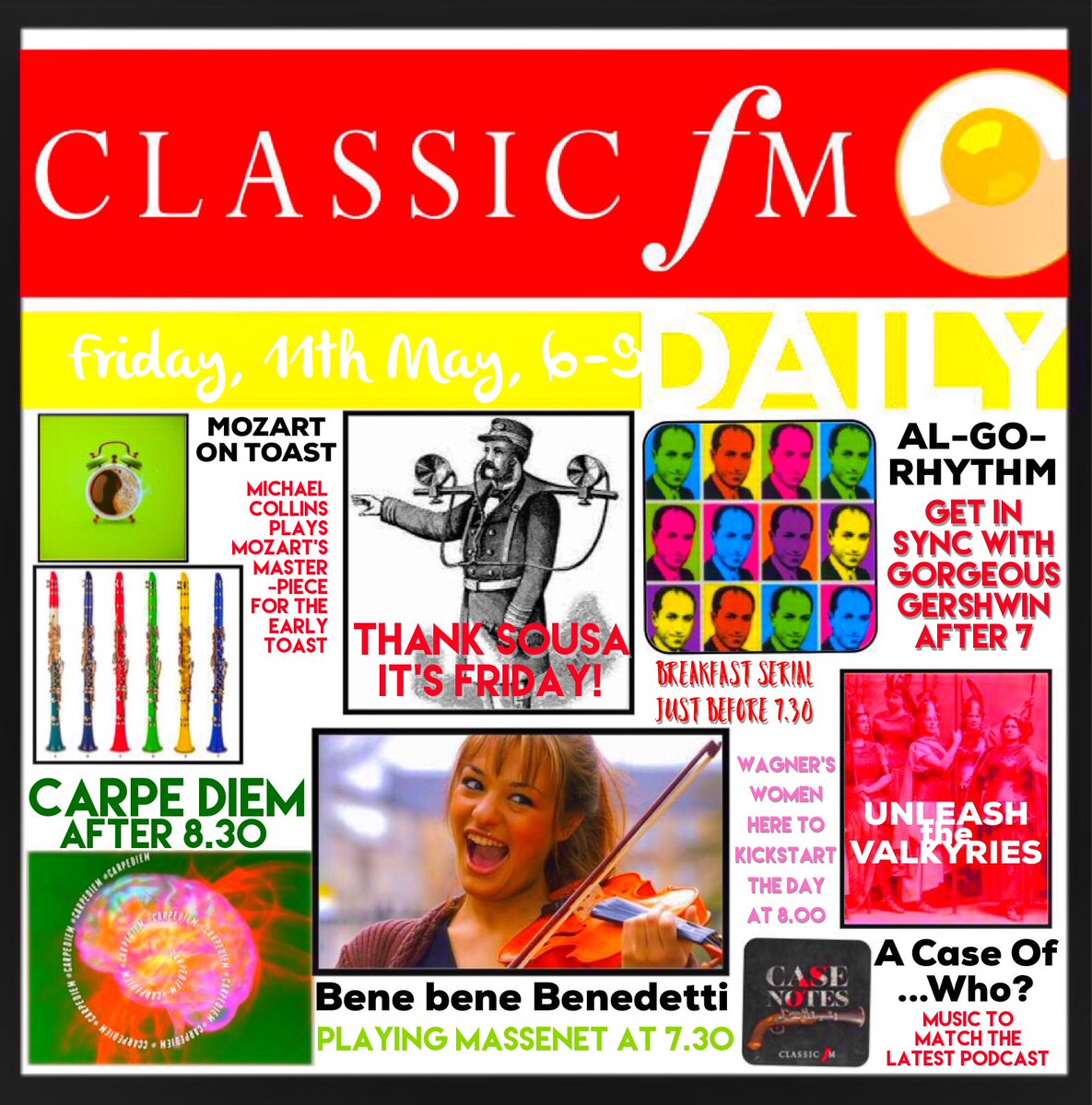 TimLihoreau's tweet photo. Today’s @ClassicFM Daily
#LetsDoBreakfast :) https://t.co/Ik1tVd6neL