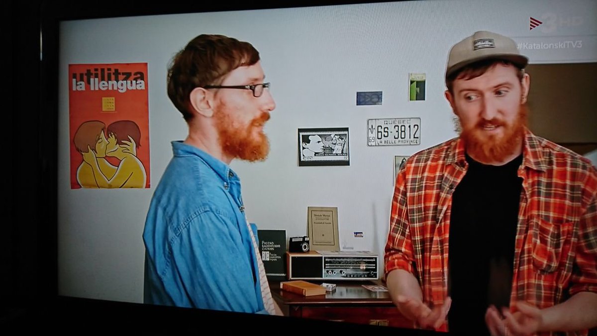 Que ahir et vas perdre el @KatalonskiTV3? 
Doncs tampoc vas veure que el nostre cartell #UtilitzaLaLlengua és internacional! 💪