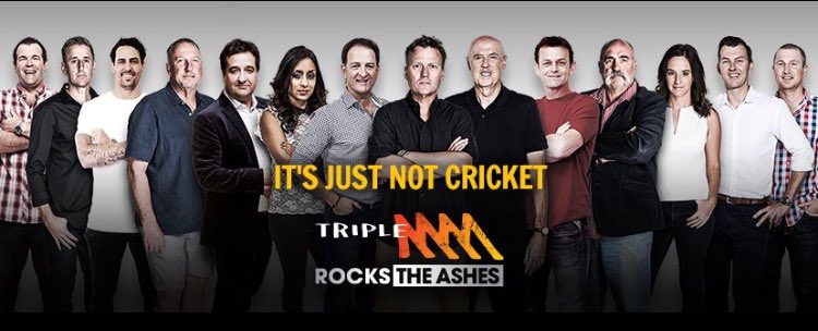 isaguha's tweet photo. Working with @triplemcricket the last 2 years was some of the most fun I’ve ever had on broadcast. Thanks to the team for making it so special. Sad we won’t get to continue 😥. #gus #howie #mj #beefy #micky #jb #kerry #gilly #merv #nez #bing #hadds #dizz #cat #buzz https://t.co/t3loda2o8v