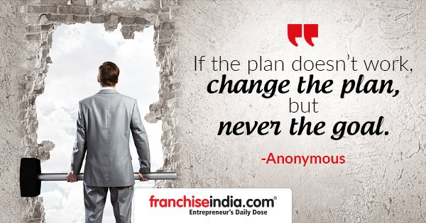 FranchiseIndia's tweet image. Despite failures, stay focused on your goals until you achieve them!
#eQuote #FridayFeeling #SharpFocus