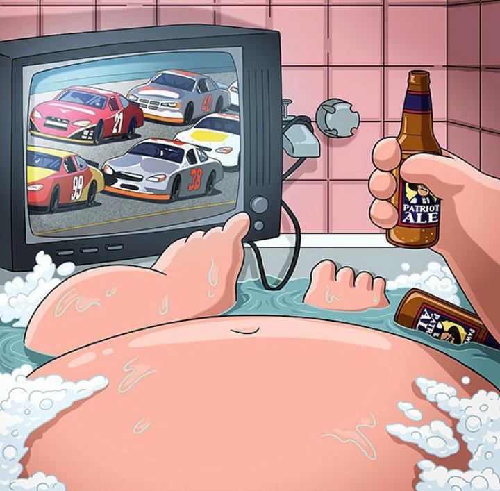 Griffi_Peter69's tweet photo. Watching NASCAR In The Tub.
#BathFart #NASCAR https://t.co/aEi4ockKV8
