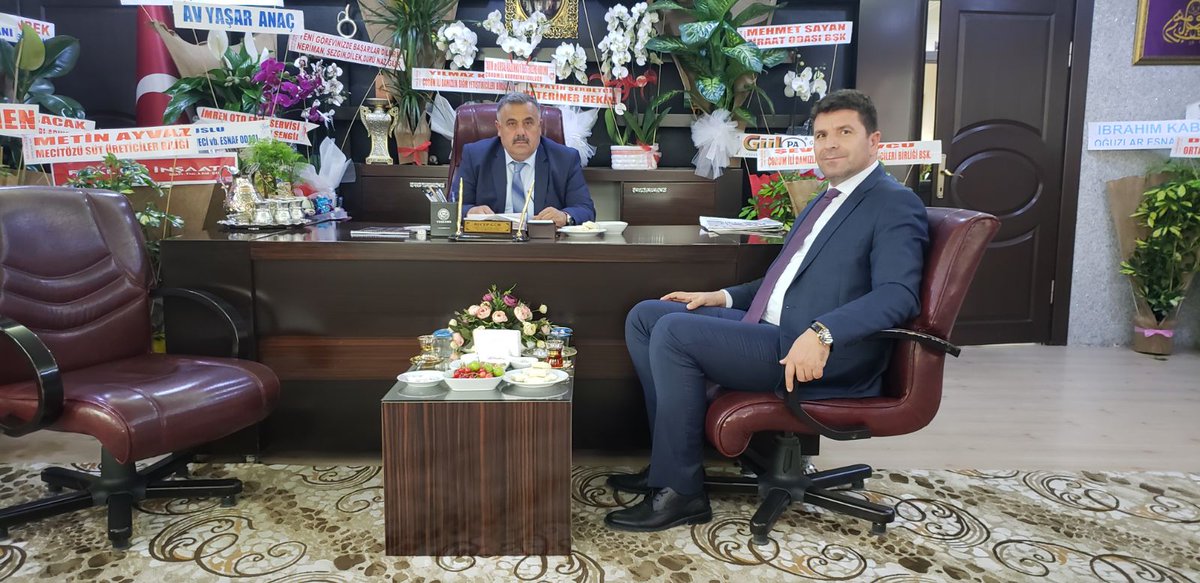 Çorum Esnaf ve Sanatkârlar Odaları Birliği(ÇESOB) Recep GÜR ziyarette bulunduk.İlgi ve alakalarından dolayı teşekkür ediyoruz.