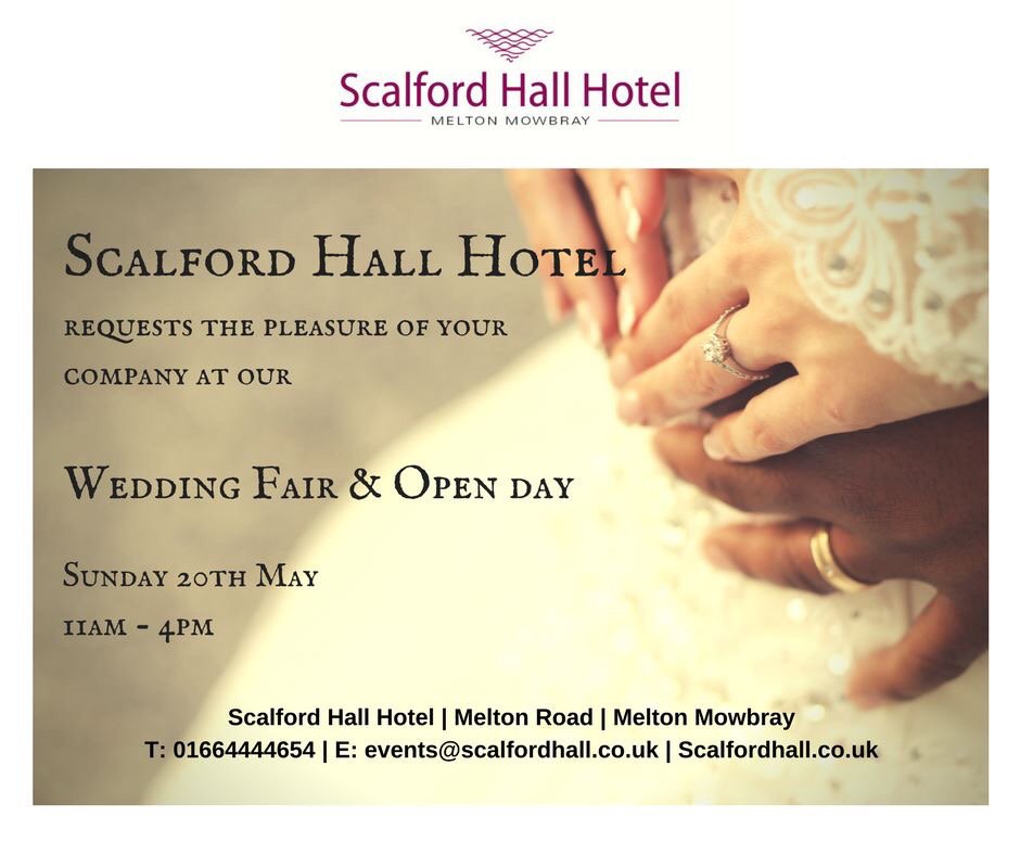 ScalfordHH's tweet photo. Only 9 more sleeps till our big day! That means we are in the final countdown! Watch closely for supplier updates, special offers and more 
#weddingfair #weddings #eastmidlandswedding https://t.co/oUWRNkRKk4