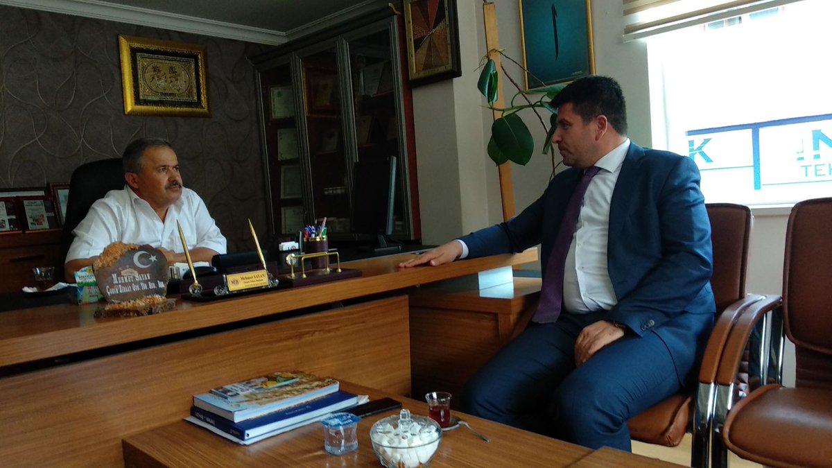 Çorum Ziraat Odası Başkanı Mehmet Sayan'ı ziyarette bulunduk.İlgi ve alakalarından dolayı teşekkür ediyoruz.