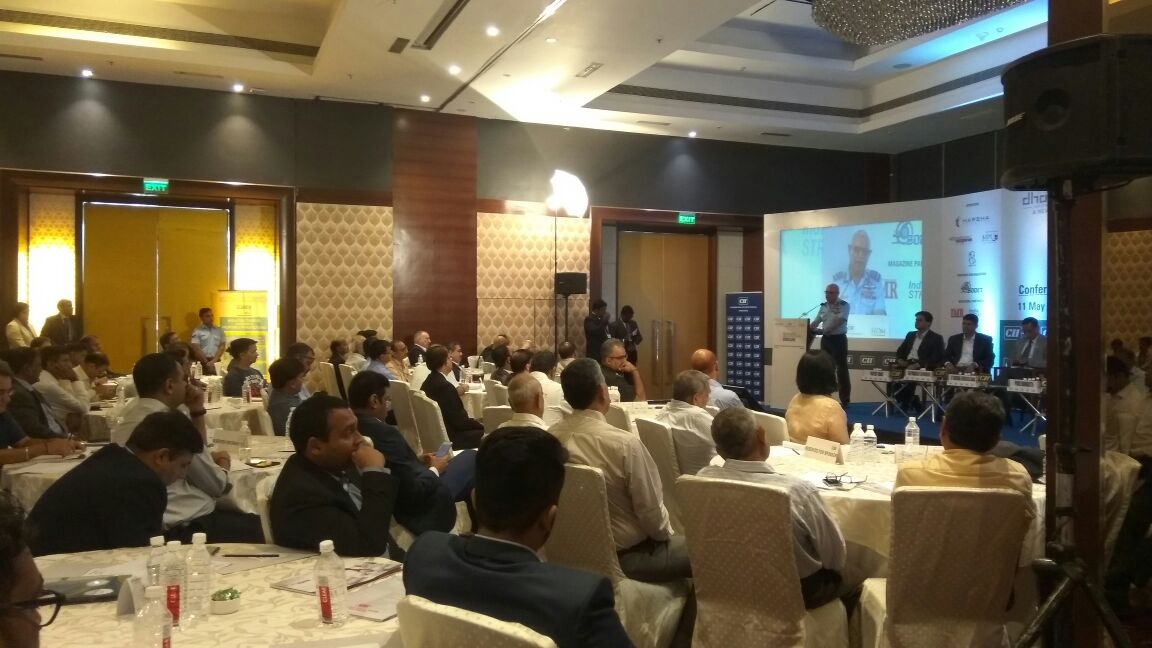 DholeraOfficial's tweet photo. Full house at #DefenceConclave2018 @CrownePlaza Ahd. 

@DholeraOfficial is ready for business, invites #Defence #Aerospace #Aviation #Manufacturing #industries to a #worldclass #futureready #internationallybenchmarkedcity #smartinfrastructure #ICTEnabled #largelandparcels #EODB https://t.co/wqMYa5pZBK