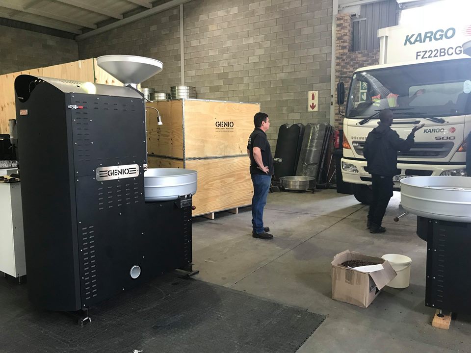 GenioRoasters's tweet photo. Though we'd share. Whilst we were having the time of our lives roasting up a STORM🌩️ at #HOSTEX2018, our team back at HQ managed to package and deliver another #Genio6! 💪👏🙌 Teamwork makes the dream work.
#GenioRoasters #CoffeeRoasters https://t.co/Hc6nAMPpDE