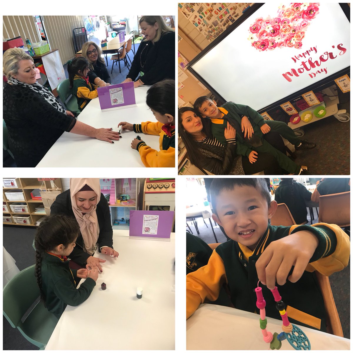Happy Mother’s Day to all the mums, grandmas and aunts <a href="/FairWestPS/">Fairfield West PS</a> We also loved pampering <a href="/Genelle029/">Genelle Petruszenko</a> and our special guest Ms Pulbrook! Your nails looked fabulous! ♥️🌹💅🏻