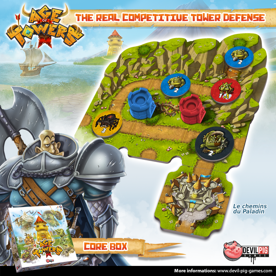 Devil_Pig_Games's tweet photo. AGE OF TOWERS

The Ilyria Krak is the first outpost of the Celestial Order in the region. Even if they only know this territory, the Sky Keeper of the Order knew how to show her paladins the power of crystals.  

https://t.co/EFMp6kxg2d

#AgeofTowers #DevilPig #boardgames #j2s https://t.co/9Cwdv88S3T