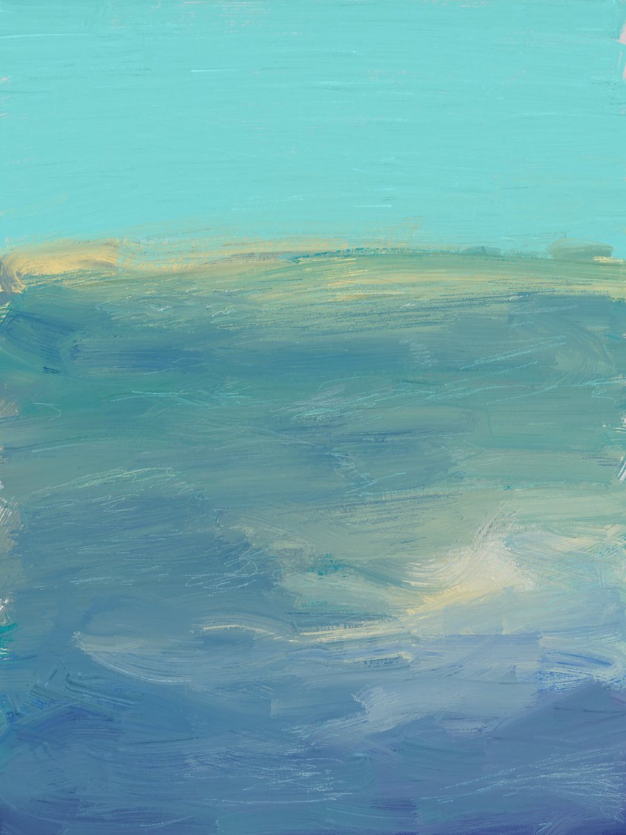 PUPRL's tweet photo. 気が向いた時にどんどん加筆してる、私の海。 #描きました #artsetpro https://t.co/Xbe37Vd8GN