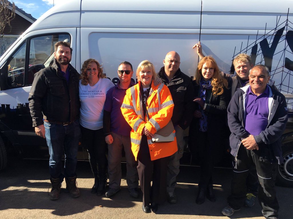 RTUMortar's tweet photo. The Mortar and Screed Company gladly helped @DIYSOS last year and we will do so again this year ππ»#rtumortar #rtu #diysos #bigbuild #mortarandscreed https://t.co/JycVgy1ltP