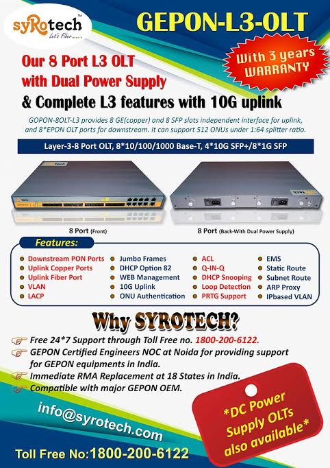 Syrotech's tweet photo. Syrotech Networks #FSDB #Fiber Splitter Distribution Box
https://t.co/O1MmTMQtNL https://t.co/32LIWXwXN3