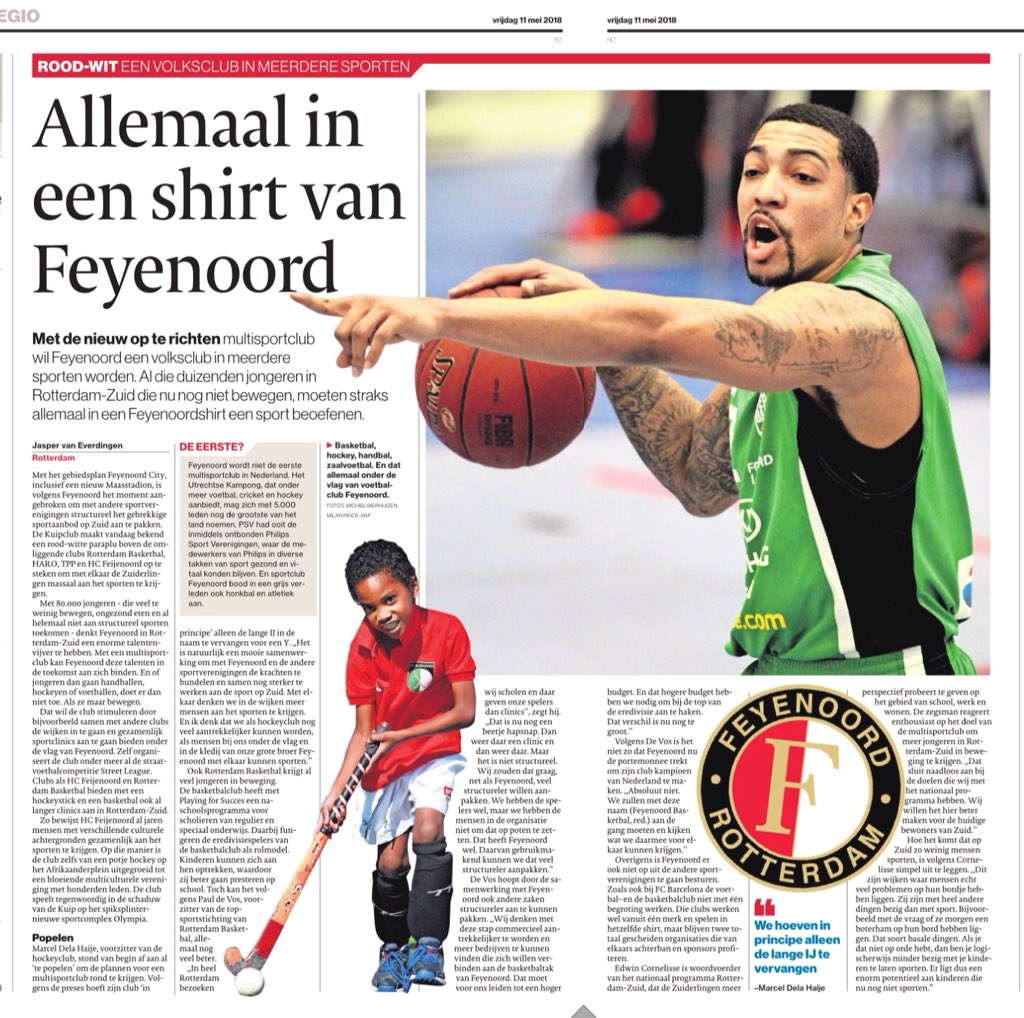 ‘Niets is sterker dan dat ene woord’. De kracht van Feyenoord wordt gebundeld. Mooi voor Zuid, mooi voor Rotterdam. Goed voor de Sport én vooral voor de jeugd van onze stad. <a href="/RDStad/">AD Rotterdams Dagblad</a>