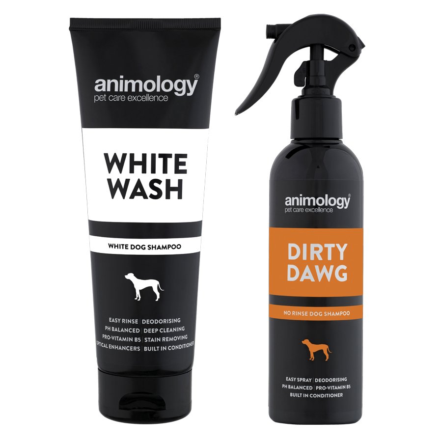 animology's tweet image. It's #FreebieFriday time! Follow + RT for your chance to #win our White Wash shampoo and Dirty Dawg no rinse dog shampoo. UK only. Ends 14/05/18 at midday. Winner announced 14/05/18 #LoveAnimology